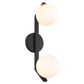 Extravagant Lighting Reno Frosted Glass 2-Light Wall Light