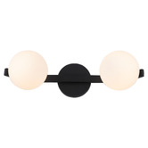 Extravagant Lighting Reno Frosted Glass 2-Light Wall Light