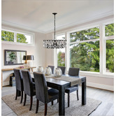 Extravagant Lighting Porsha 8 Light Steel Pendant