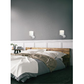 Extravagant Lighting Kirsten White Aluminium Wall Light