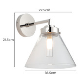 Extravagant Lighting Marley Steel Wall Light