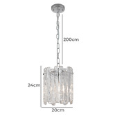 Extravagant Lighting Ruther Glass Single Light Pendant