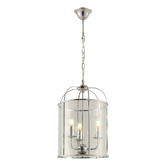 Extravagant Lighting Clovelly Aluminium &amp; Glass 3 Light Pendant