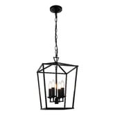 Extravagant Lighting Panama Steel 4 Light Pendant
