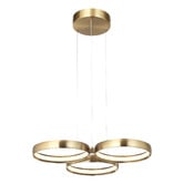 Extravagant Lighting Clara Steel LED 3 Light Pendant