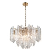 Extravagant Lighting Ruther Glass 10 Light Pendant