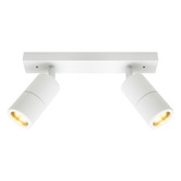 Extravagant Lighting Stockholm White 2 Light Outdoor Rail Spotlight