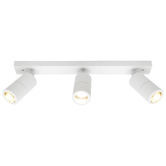 Extravagant Lighting Stockholm White 3 Light Outdoor Rail Spotlight