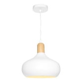 Extravagant Lighting White Sloan Pendant Light