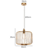 Extravagant Lighting Burke Steel Pendant Light