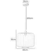 Extravagant Lighting Burke Steel Pendant Light