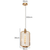 Extravagant Lighting Hollett Steel Pendant Light