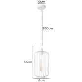 Extravagant Lighting Hollett Steel Pendant Light