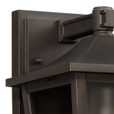 Extravagant Lighting Sienna Gunmetal Outdoor Wall Light