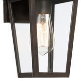 Extravagant Lighting Sienna Gunmetal Outdoor Wall Light