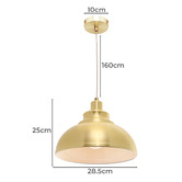 Extravagant Lighting Lisbon Satin Brass Pendant Light
