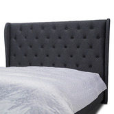 Evergreen Home Dark Grey Ashley Fabric Bedframe