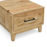 Evergreen Home Ava Recycled Pine Wood Bedside Table