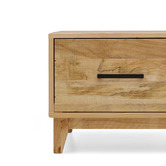 Evergreen Home Ava Recycled Pine Wood Bedside Table