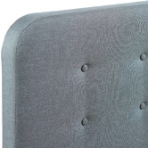 Evergreen Home Light Grey Zandra Fabric Bedframe