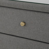 Evergreen Home Sorrento Fabric Tallboy Chest of Drawers
