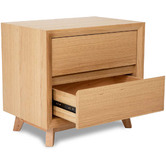 Evergreen Home Courtney Tasmanian Oak Bedside Table