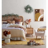Evergreen Home Marley Messmate Wood Bedside Table