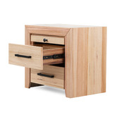 Evergreen Home Natural Massey Messmate Bedside Table