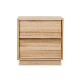 Evergreen Home Natural Kayson Messmate Timber Bedside Table
