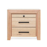 Evergreen Home Natural Massey Messmate Bedside Table
