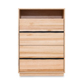 Evergreen Home Natural Rian Messmate Chest of Drawers