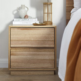 Evergreen Home Natural Kayson Messmate Timber Bedside Table