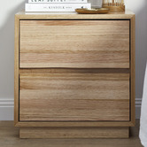 Evergreen Home Natural Kayson Messmate Timber Bedside Table