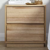 Evergreen Home Natural Kayson Messmate Timber Bedside Table