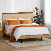 Evergreen Home Rian Messmate Live Edge Queen Bed Frame