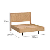 Evergreen Home 3 Piece Junta Messmate Bedroom Set