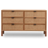 Evergreen Home Java Messmate 6 Drawer Dresser