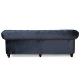 Evergreen Home Cleo Button Tufted 3 Seater Velvet Sofa
