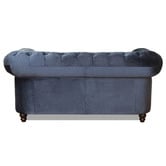 Evergreen Home Cleo Button Tufted 2 Seater Velvet Sofa