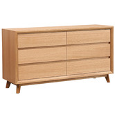 Evergreen Home Courtney 6 Drawer Dresser