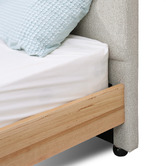 Evergreen Home Ameera Messmate Wood Queen Bed Frame | Temple & Webster