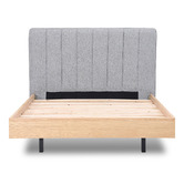 Evergreen Home Avery Oak Wood Queen Bed Frame