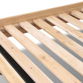 Evergreen Home Avery Oak Wood Queen Bed Frame
