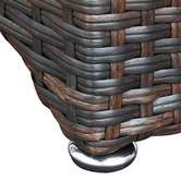 Evergreen Home Lewis PE Rattan Outdoor Reclining Lounge Chair