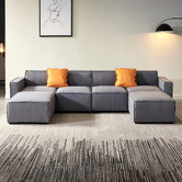 Evergreen Home Moore 4 Seater Sofa &amp; Ottoman Set