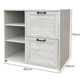 Evergreen Home Nelson 2 Drawer Filing Cabinet