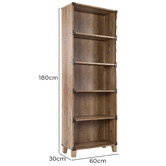 Evergreen Home Harrison 5 Shelf Bookcase