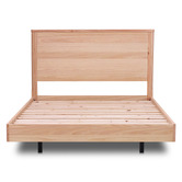 Evergreen Home Monty Tasmanian Oak Wood Queen Bed