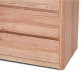 Evergreen Home Monty Tasmanian Oak Wood Tallboy