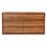 Evergreen Home Monty Blackwood 6 Drawer Chest